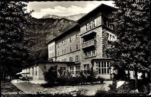 Ak Oberaudorf am Inn Oberbayern, Gaststätte Grafenburg