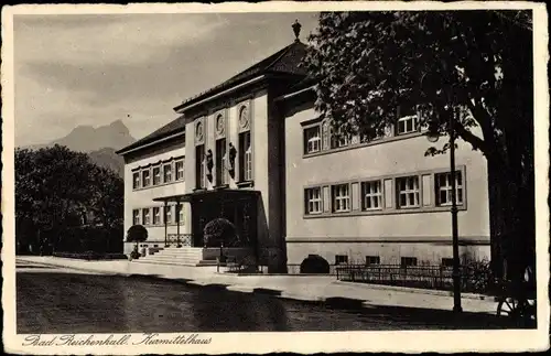 Ak Bad Reichenhall in Oberbayern, Kurmittelhaus, Außenansicht