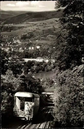 Ak Bad Ems an der Lahn, Malbergbahn, Panorama