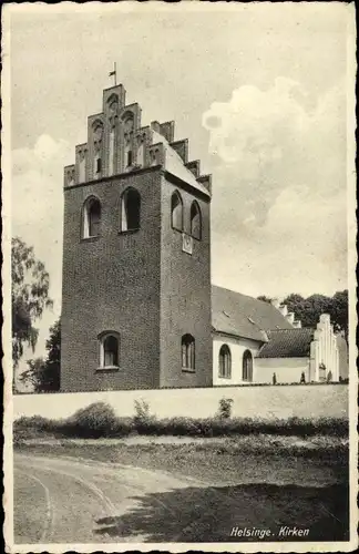 Ak Helsinge Insel Seeland Dänmark, Kirken