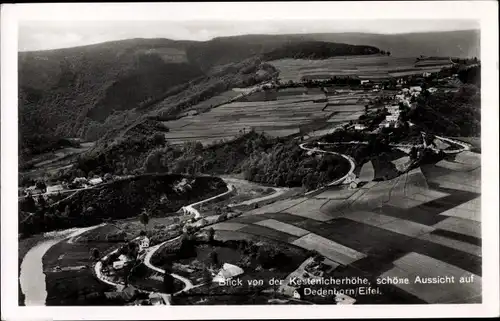 Ak Dedenborn Simmerath in der Eifel, Blick von der Kestenicherhöhe, Panorama