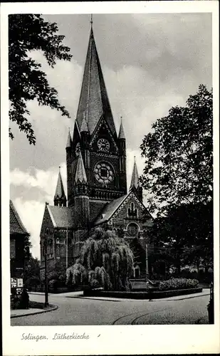 Ak Solingen in Nordrhein Westfalen, Lutherkirche