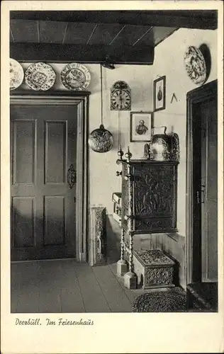 Ak Deezbüll Niebüll in Nordfriesland, Im Friesenhaus