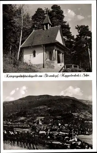 Ak Kappelrodeck im Schwarzwald, Kriegergedächniskapelle am Blosenkopf