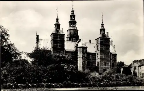 Ak København Kopenhagen Dänemark, Rosenborg Slot, Schloss, Ansicht aus Park