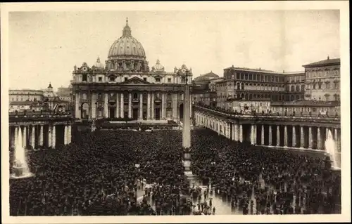 Ak Roma Rom Lazio, Piazza di San Pietro