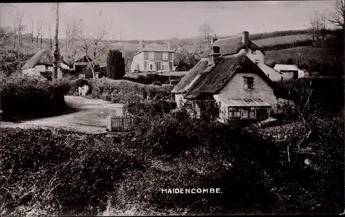 Ak Maidencombe Torquay Devon England, Teilansicht vom Ort