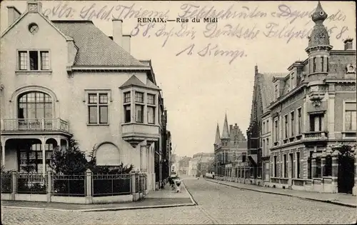 Ak Ronse Renaix Ostflandern, Rue du Midi