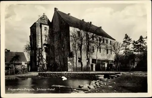Ak Freyenstein Wittstock Dosse in der Prignitz, Wasserpartie Schlosshotel