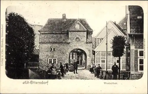 Ak Otterndorf an der Niederelbe, Westertor