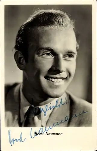 Ak Schauspieler Horst Naumann, Portrait, Autogramm