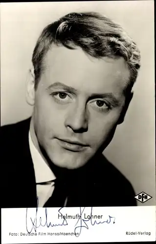 Ak Schauspieler Helmuth Lohner, Portrait, Autogramm