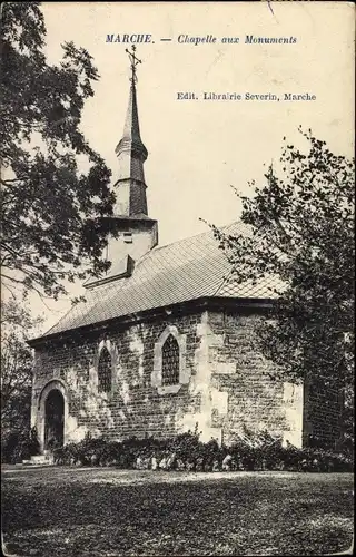 Ak Marche en Famenne Wallonien Luxemburg, Chapelle aux Monuments