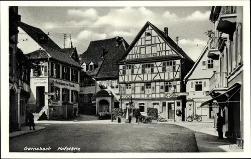 Ak Gernsbach im Murgtal Schwarzwald, Hofstätte, Gasthaus