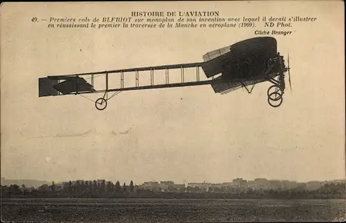 Ak Aviation, Louis Blériot, Luftfahrtpionier, Monoplan