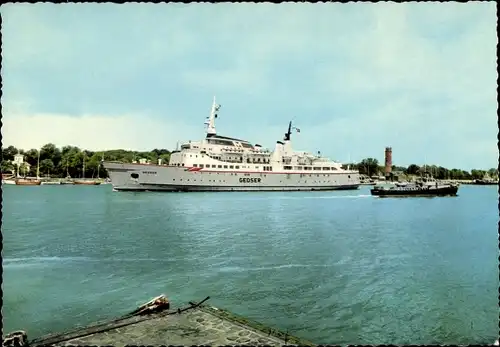 Ak Travemünde Lübeck Schleswig Holstein, Fährschiff Gedser