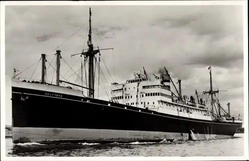 Ak Dampfer Delftdijk, HAL