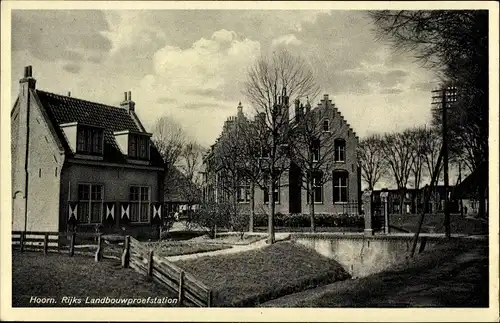 Ak Hoorn Nordholland Niederlande, Rijks Landbouwproefstation