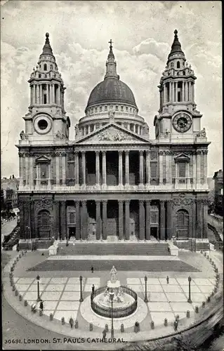 Ak London City England, St Paul's Cathedral