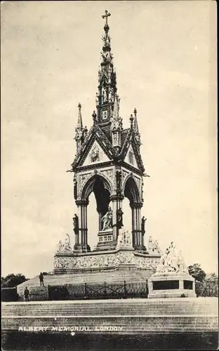 Ak London City England, Albert Memorial