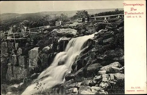 Ak Spindleruv Mlýn Spindlermühle Riesengebirge Region Königgrätz, Pantschefall