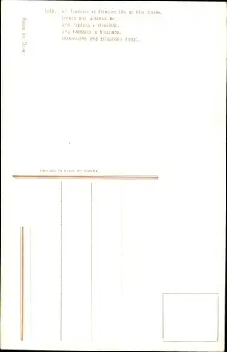 Ak Paris V, Musee de Cluny, Art Francais et Alsacien XIIe et XVe siecle