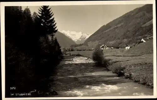 Foto Ak Tirol Österreich, im Stubaital