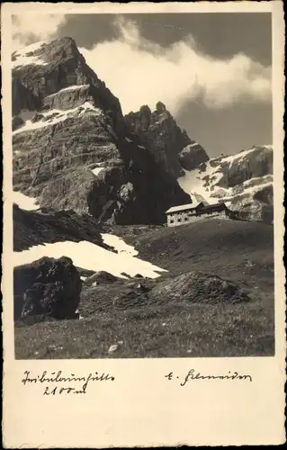 Ak Gschnitz in Tirol, Tribulaunhütte