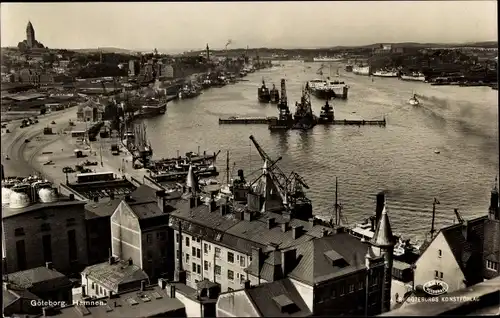 Ak Göteborg Schweden, Hamnen, Hafen