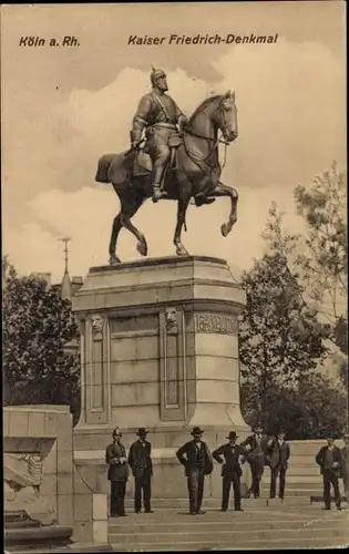 Ak Köln am Rhein, Kaiser Friedrich-Denkmal