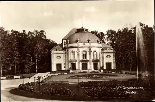 Ak Bad Oeynhausen in Westfalen, Theater, Außenansicht