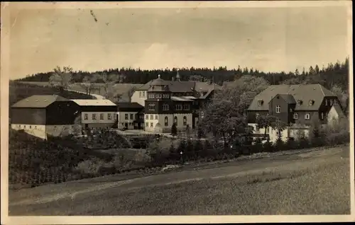 Ak Kretscham Rothensehma Neudorf Sehmatal im Erzgebirge, Genesungsheim der SVA Sachsen