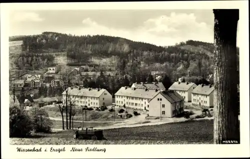 Ak Thermalbad Wiesenbad im Erzgebirge, Neue Siedlung