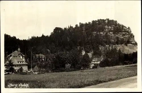 Foto Ak Oybin in der Oberlausitz, Berg Oybin