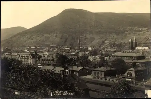 Ak Neustadt an der Weinstraße, Ortsansicht, Bahnhof
