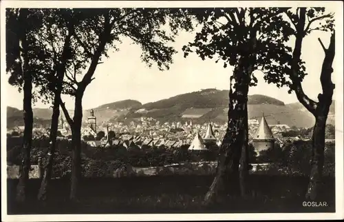 Ak Goslar am Harz, Panorama, Kirchturm