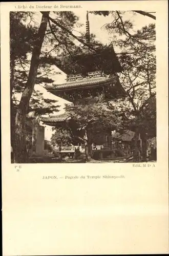 Ak Japan, Pagode du Temple Shinnyo-do