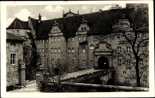 Ak Torgau an der Elbe, Schloss Hartenfels