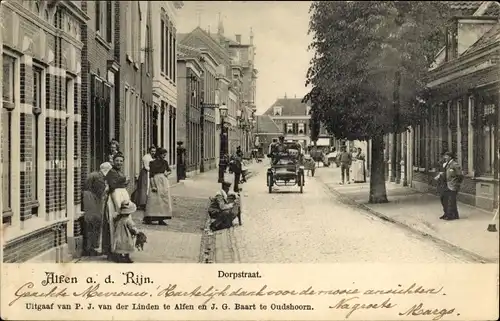 Ak Alphen aan den Rijn Südholland, Dorpstraat