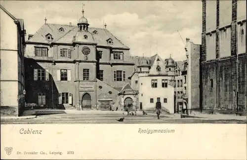 Ak Koblenz am Rhein, Realgymnasium