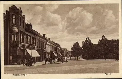 Ak Assen Drenthe Niederlande, Noordersingel
