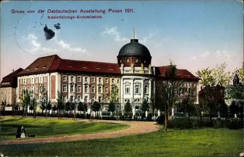 Ak Poznań Posen, Ansiedlungskommission, Ostdeutsche Ausstellung 1911