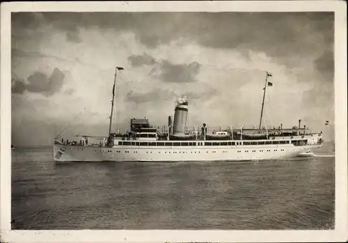 Ak Schnelldampfer Cobra, HAPAG Seebäderdienst