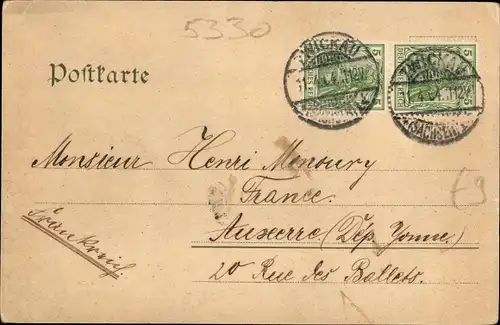 Ak Zwickau in Sachsen, Bahnhofstraße