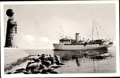 Ak Kabinen MS Dania, Fährschiff, Linie Lübeck Travemünde Kopenhagen