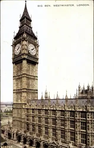 Ak London City England, Big Ben, Westminster