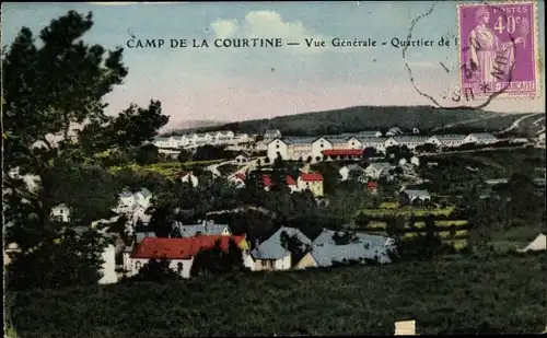 Ak La Courtine Creuse, Camp, Vue Generale, Panorama