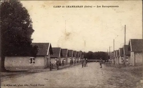 Ak Chambaran Isere, Camp, Les Baraquements, Soldaten