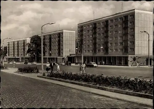 Ak Leipzig, Neubauten am Georgiring