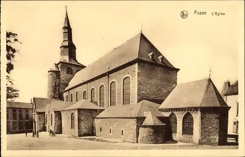 Ak Fossé Loir et Cher, L'Eglise, Kirche, Außenansicht